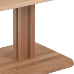 Wohnen Tische<Höhenverstellbarer Couchtisch aus Wildeiche Bianco - Cary
