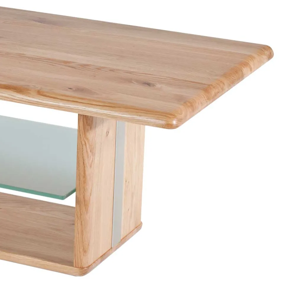 Wohnen Tische<Höhenverstellbarer Couchtisch Callas aus Wildeiche Massivholz 110 cm