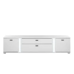 Wohnen Wohnwände<Highboard & TV Board & Wandboard mit LED - Tirol (dreiteilig)