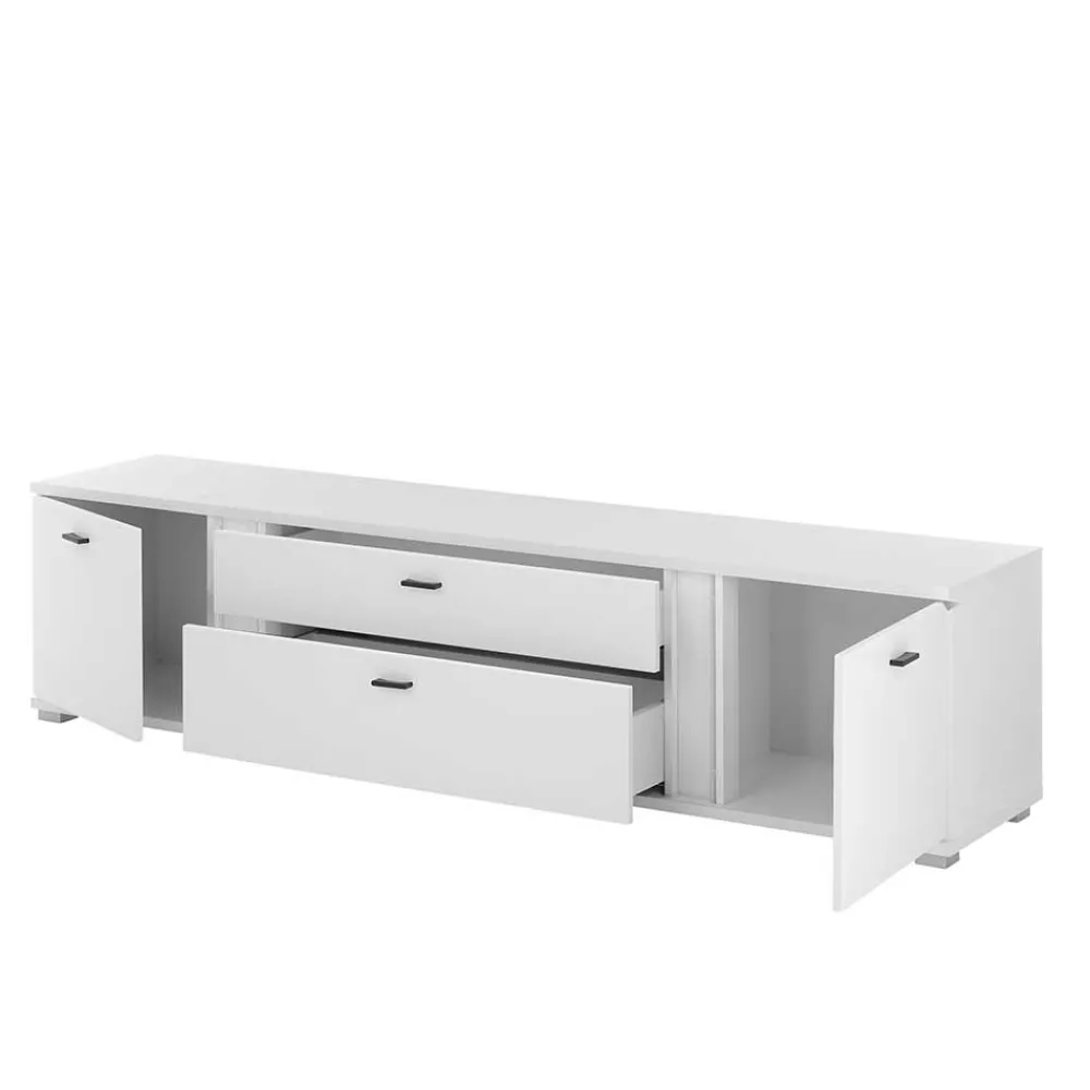 Wohnen Wohnwände<Highboard & TV Board & Wandboard mit LED - Tirol (dreiteilig)