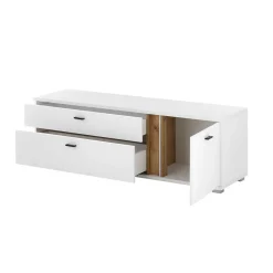 Wohnen Wohnwände<Highboard & TV Lowboard & Wandboard Set - Racelyn (dreiteilig)