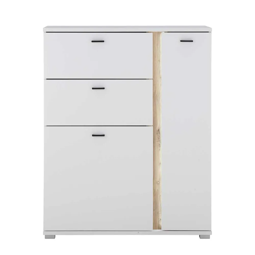 Wohnen Wohnwände<Highboard & TV Lowboard & Wandboard Set - Racelyn (dreiteilig)