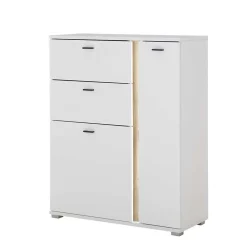 Wohnen Wohnwände<Highboard & TV Lowboard & Wandboard Set - Racelyn (dreiteilig)