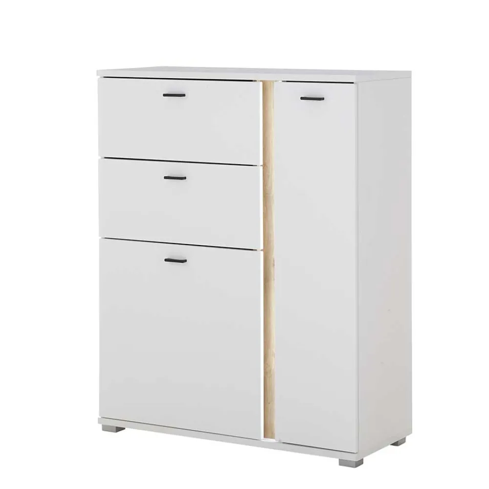 Wohnen Wohnwände<Highboard & TV Lowboard & Wandboard Set - Racelyn (dreiteilig)