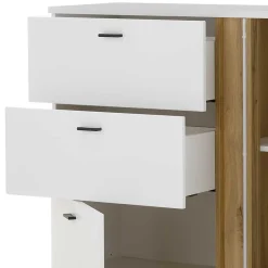 Wohnen Wohnwände<Highboard & TV Lowboard & Wandboard Set - Racelyn (dreiteilig)