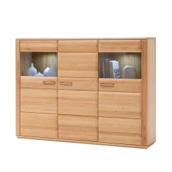 Wohnen Highboards|Kommoden<Highboard Athias aus Kernbuche