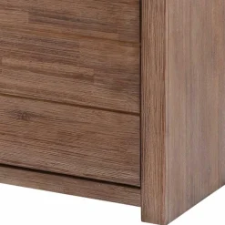 Wohnen Highboards|Vitrinen<Highboard aus Akazie Massivholz und Glas - Ruffes