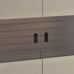 Wohnen Highboards|Vitrinen<Highboard in Grau - Teorina