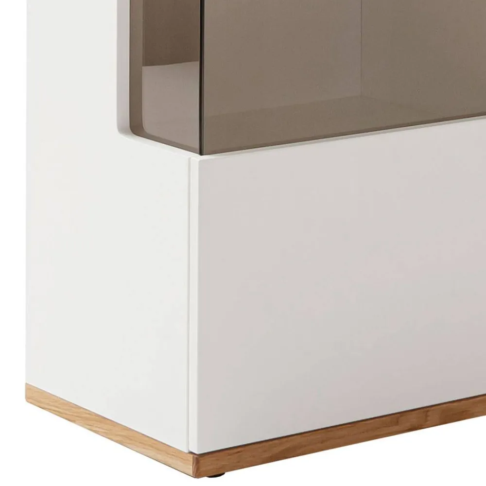 Wohnen Highboards|Vitrinen<Highboard in Soft White und Wildeiche - Yordyn