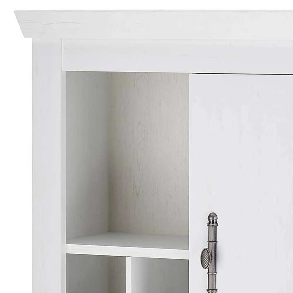 Wohnen Highboards<Highboard in weißer Holzoptik Pinie - Liancos