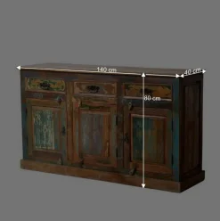 Wohnen Sideboards<Highboard Jamaica im Shabby Chic Design