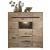 Wohnen Highboards<Highboard mit 3 Türen & 2 Schubladen - Zelio