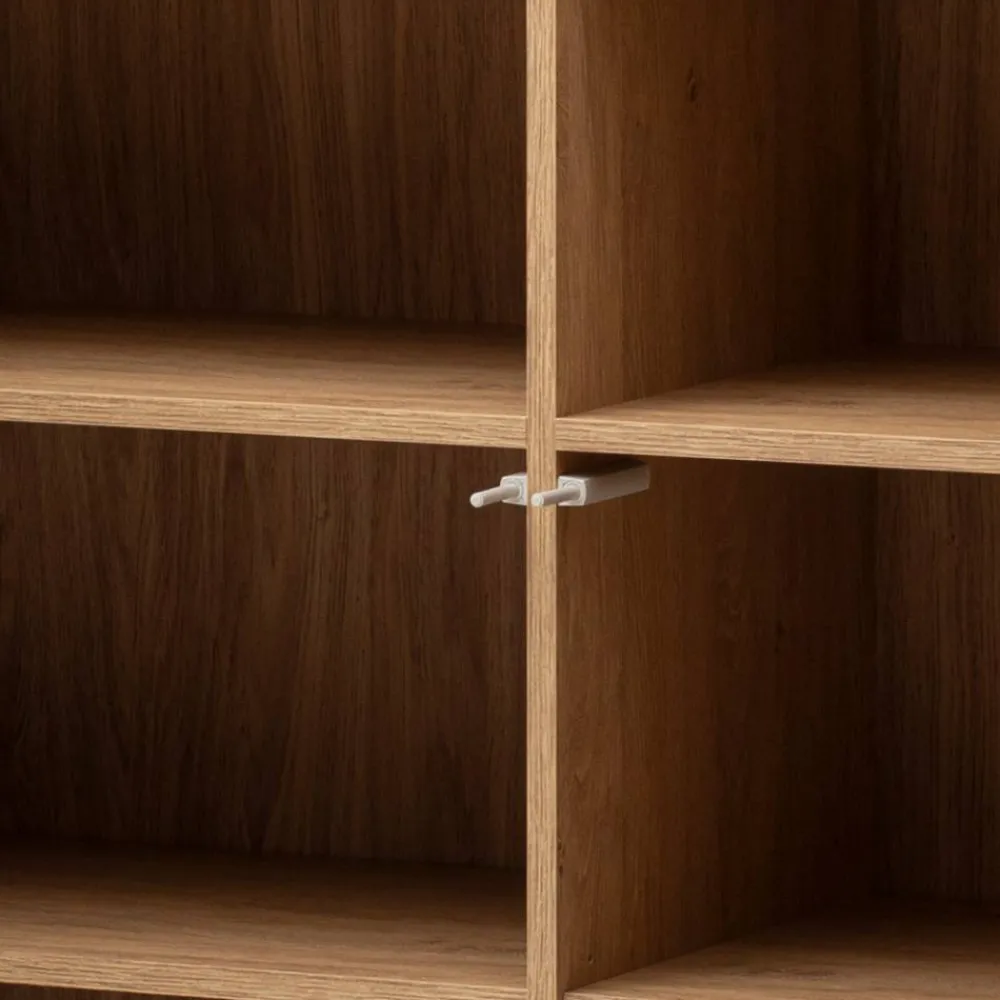 Wohnen Wohnwände<Highboard und Lowboard Set - Jaskin (zweiteilig)