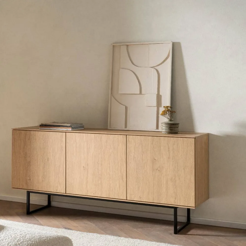 Wohnen Wohnwände<Highboard und Lowboard Set - Jaskin (zweiteilig)