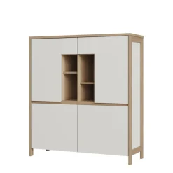 Wohnen Wohnwände<Highboard und TV-Board und Wandboard Set - Ovidio (dreiteilig)