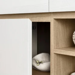 Wohnen Wohnwände<Highboard und TV-Board und Wandboard Set - Ovidio (dreiteilig)