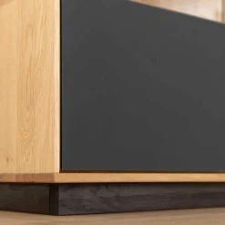 Wohnen Highboards|Vitrinen<Highboard Vitrine aus Eiche und Glas - Masicuri