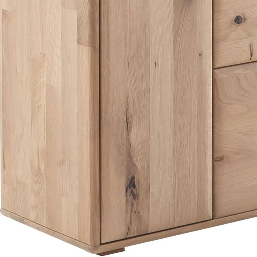 Wohnen Highboards|Vitrinen<Highboard Vitrine in Asteiche Hell - Azzurian