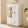 Wohnen Highboards|Vitrinen<Highboard Vitrine mit LED Beleuchtung - Racelyn