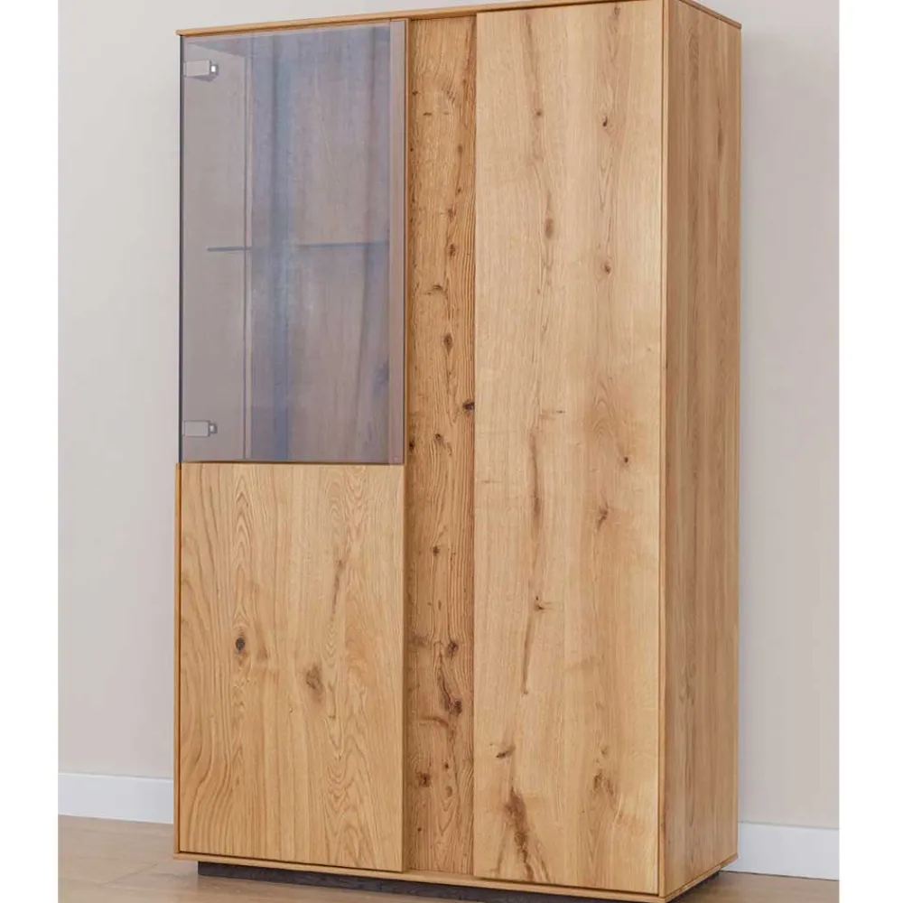 Wohnen Highboards|Vitrinen<Highboard Vitrine mit LED Beleuchtung - Cocondar