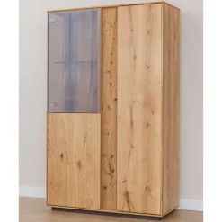 Wohnen Highboards|Vitrinen<Highboard Vitrine mit LED Beleuchtung - Cocondar