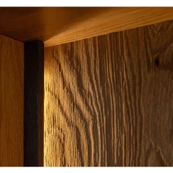 Wohnen Highboards|Vitrinen<Highboard Vitrine mit LED Beleuchtung - Cocondar