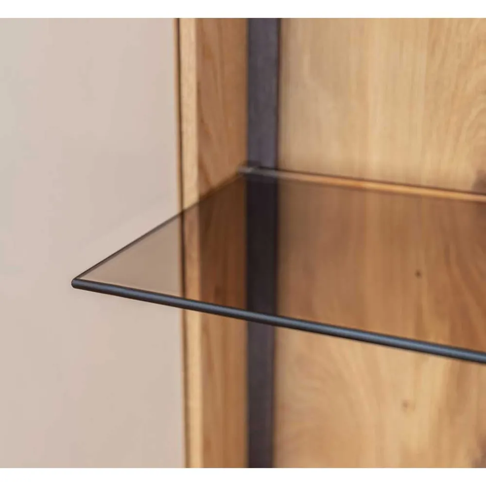 Wohnen Highboards|Vitrinen<Highboard Vitrine mit LED Beleuchtung - Cocondar