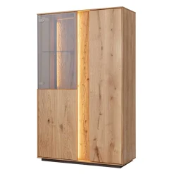 Wohnen Highboards|Vitrinen<Highboard Vitrine mit LED Beleuchtung - Cocondar