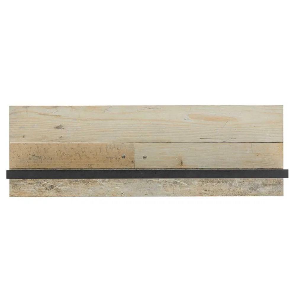 Wohnen Regale<Hängeboard in Holz verwittert & Anthrazit - Garisa