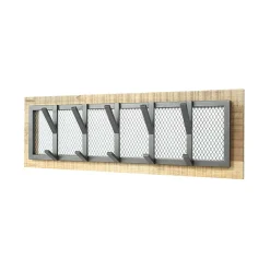 Wohnen Garderoben<Hängegarderobe aus Drahtgitter & Metall - Justa