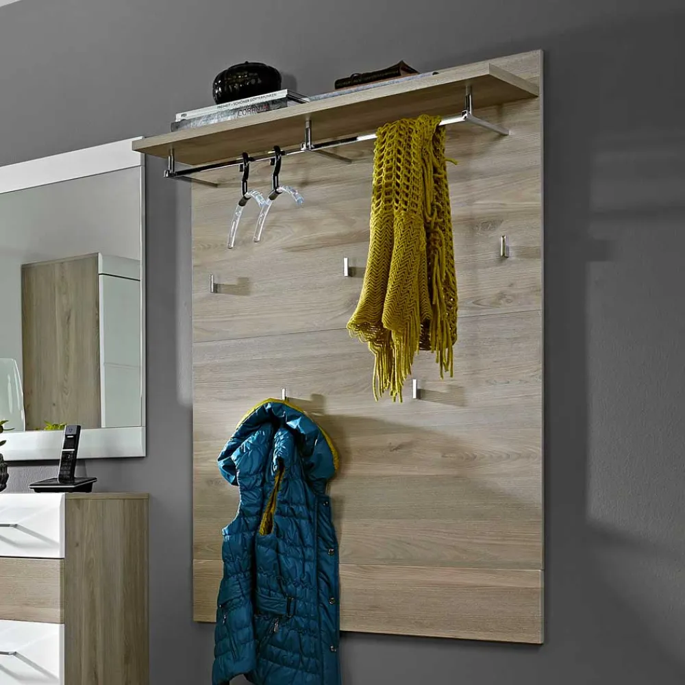 Wohnen Garderoben<Hängegarderobe Brosgo in Silbereiche