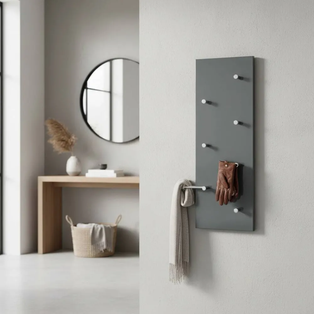 Wohnen Garderoben<Hängegarderobe Gabriella in Grau