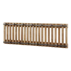Wohnen Garderoben<Hängegarderobe in Mangoholz Sandfarben - Imparacta