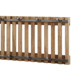 Wohnen Garderoben<Hängegarderobe in Mangoholz Sandfarben - Imparacta