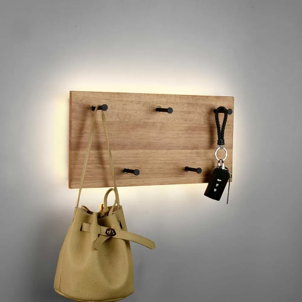 Wohnen Garderoben<Hängegarderobe mit LED Beleuchtung - Estagel