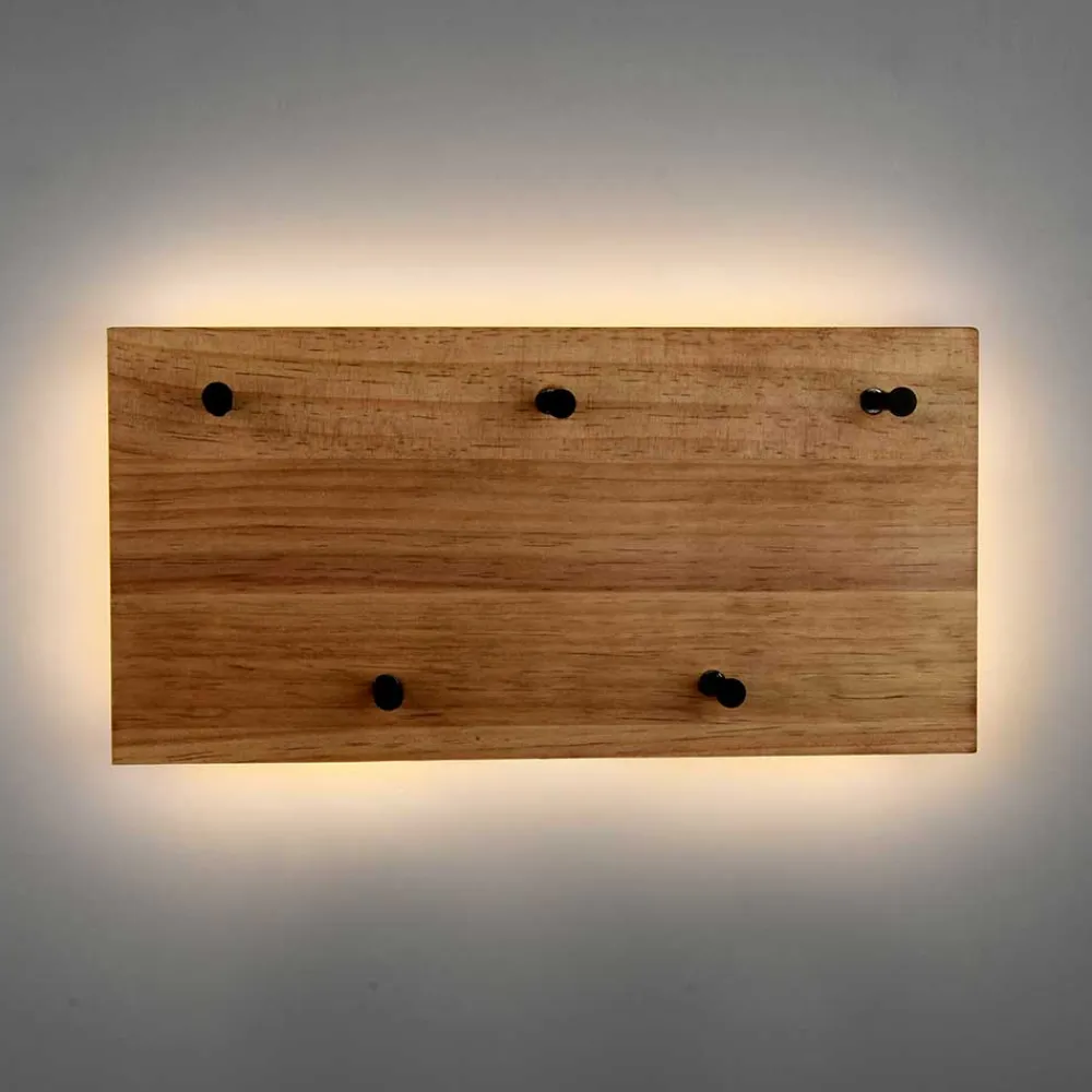 Wohnen Garderoben<Hängegarderobe mit LED Beleuchtung - Estagel
