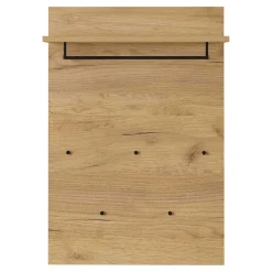 Wohnen Garderoben<Hängegarderobe Paneel in Dekor Wildeiche - Esdrusca