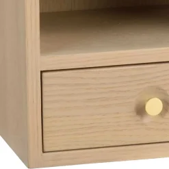 Wohnen Kommoden<Hänge-Nachtkommode in Eiche White Wash - Loppa
