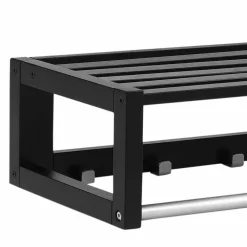 Wohnen Garderoben<Hängende Garderobe in Schwarz - Geskan