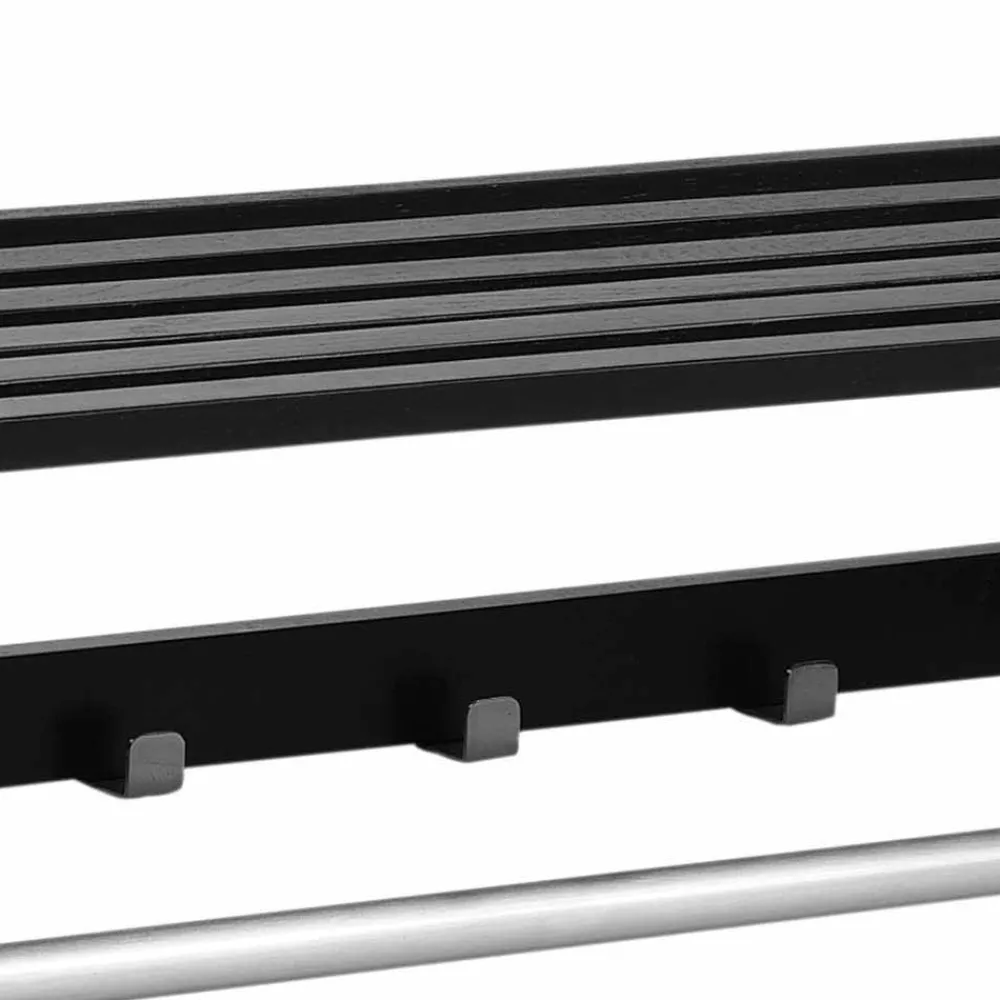 Wohnen Garderoben<Hängende Garderobe in Schwarz - Geskan