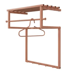 Wohnen Garderoben<Hängende Garderobe in Terracotta - Onesty