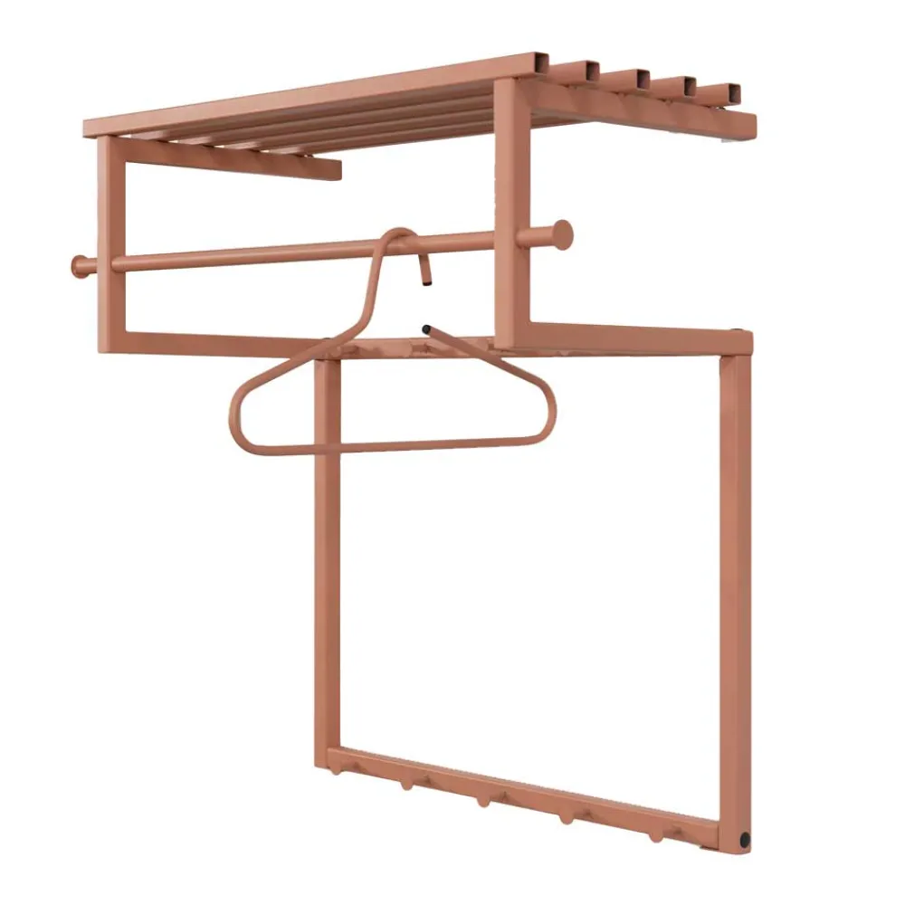 Wohnen Garderoben<Hängende Garderobe in Terracotta - Onesty