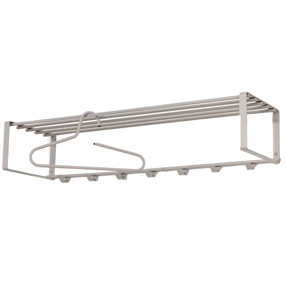 Wohnen Garderoben<Hängende Stahlgarderobe in Taupe - Satroni