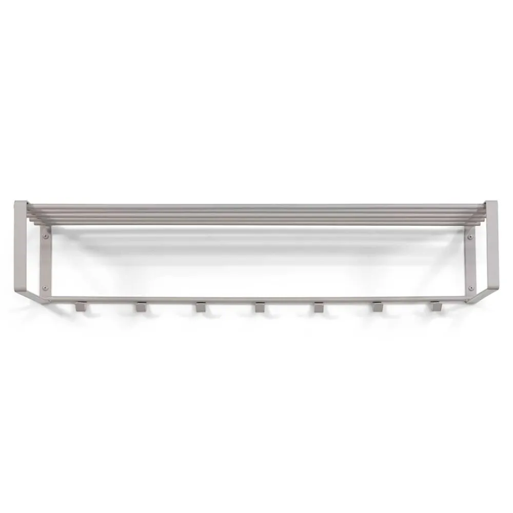 Wohnen Garderoben<Hängende Stahlgarderobe in Taupe - Satroni