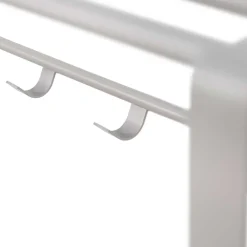 Wohnen Garderoben<Hängende Stahlgarderobe in Taupe - Satroni