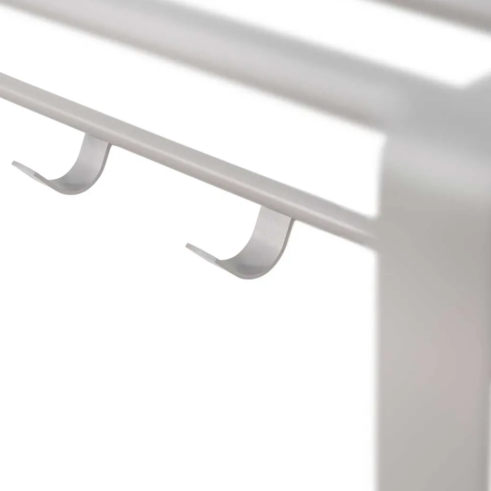 Wohnen Garderoben<Hängende Stahlgarderobe in Taupe - Satroni