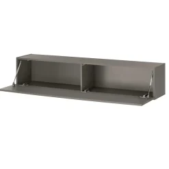 Wohnen Wohnwände<Hängende TV Anbauwand modern - Mundo (vierteilig)