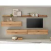 Wohnen Wohnwände<Hängende TV Anbauwand Set - Colomania (fünfteilig)
