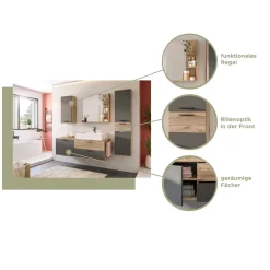 Wohnen Schränke<Hängender Hochschrank fürs Badezimmer - Depart