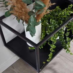 Wohnen Tv & Hifi-Möbel|Lowboards<Hängendes TV Board aus Holz & Wiener Geflecht - Leiria